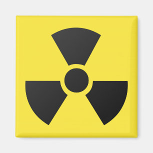 Radioactieve Sign. Magneet