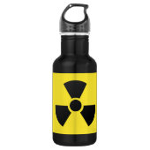 Radioactieve Sign. Waterfles (Voorkant)