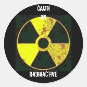 Radioactieve sticker