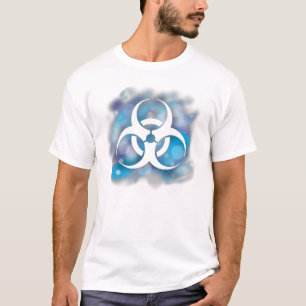 radioactieve vervaging t-shirt