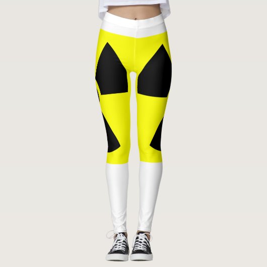 Radioactieve Witte Leggings (Voorkant)