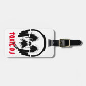 Radioactive DJ Dubbelzijdig Bagagelabel (Voorkant horizontaal)