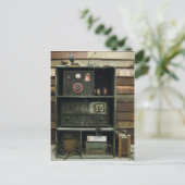  radioapparatuur van het militaire commissariaat briefkaart (Staand voorkant)