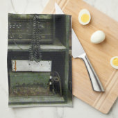 radioapparatuur van het militaire commissariaat theedoek (Quarter Fold)