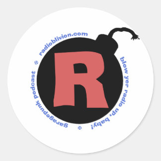 RadiOblivion R-bom Ronde Sticker