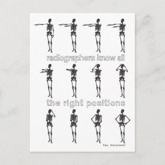 Radiografen kennen alle juiste posities briefkaart