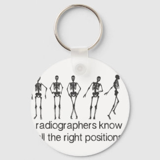 Radiografen kennen alle juiste posities sleutelhanger