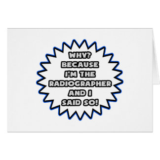 Radiographe .. Parce Que Je L'Ai Dit.