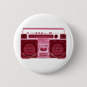 radioknop retro ronde button 5,7 cm