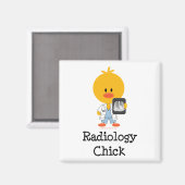 Radiologie Chick Magnet Magneet (Voorkant / Achterkant)