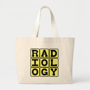 Radiologie, de studie van medische beeldvorming grote tote bag