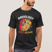 Radiologie die je gebruikt, we laten dansende skel t-shirt (Voorkant)