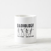 Radiologie die je gebruikt, we stellen de technolo koffiemok (Center)