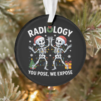 Radiologie Jij Poseert Wij Onthullen Kerst Skelett Ornament