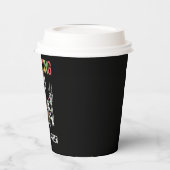 Radiologie Kerstman Skeleton Xray Technician Papieren Bekers (Links)