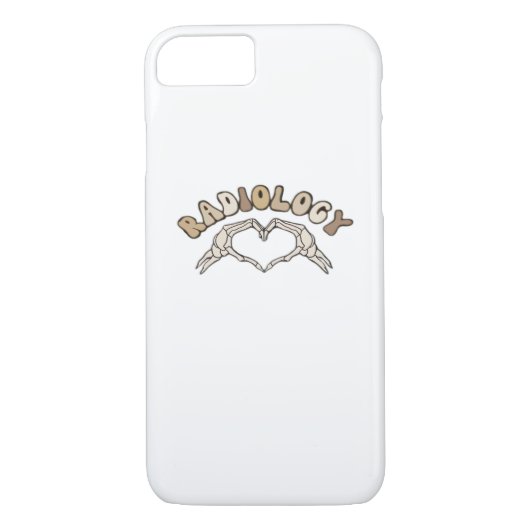 Radiologie Skelet Hart Handen Klassiek Case-Mate iPhone Case (Achterkant)