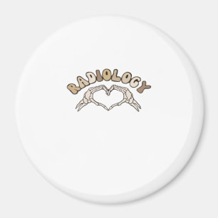 Radiologie Skelet Hart Handen Klassiek Magneet