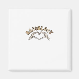Radiologie Skelet Hart Handen Klassiek Magneet