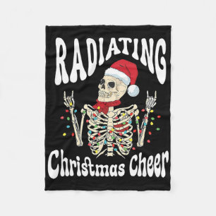 Radiologie straalt Kerstsfeer uit Röntgenstraling Fleece Deken