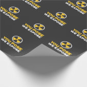 Radiologie Tech Gift Radioactive Nuclear Cadeaupapier (Hoek)