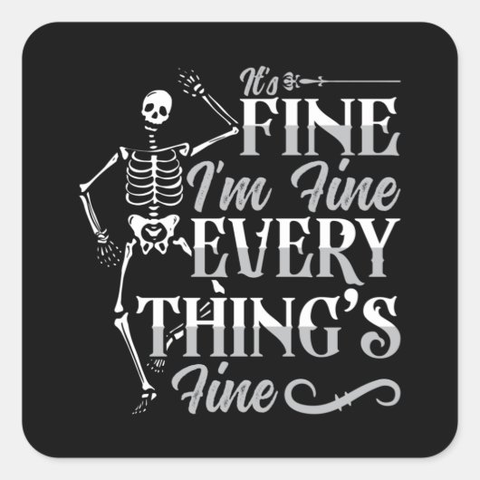 Radiologie Tech Het is goed dat ik een goede techn Vierkante Sticker (Voorkant)