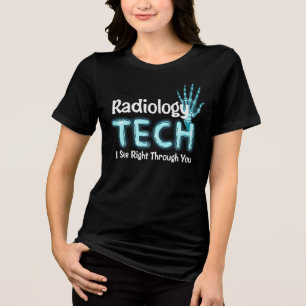 Radiologie Tech Humor X Ray Tri-Blend Shirt