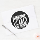 Radiologie Tech Recht Uit Rad School Ronde Sticker (Envelop)