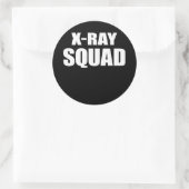 Radiologie Tech X-Ray Squad Ronde Sticker (Tas)