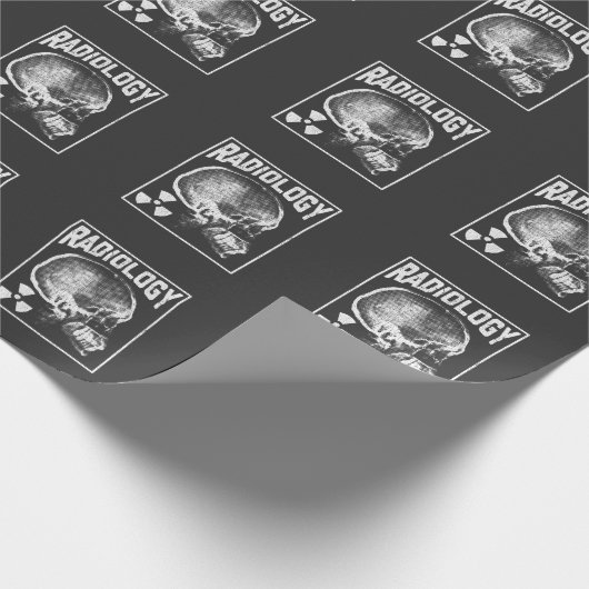 Radiologie Technicus Skull Xray Technoloog Cadeaupapier (Hoek)