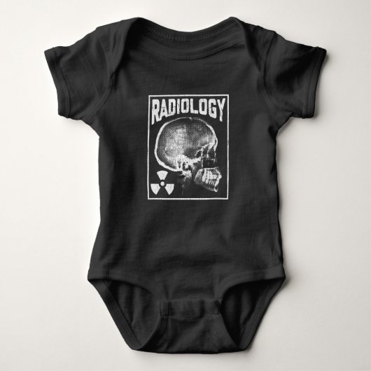 Radiologie Technicus Skull Xray Technoloog Romper (Voorkant)