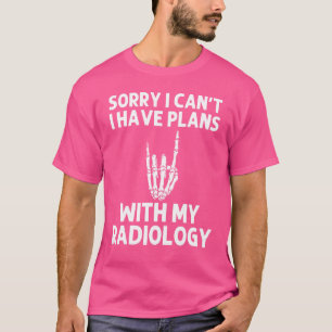 Radiologie voor mannen röntgenspier- en radiotechn t-shirt