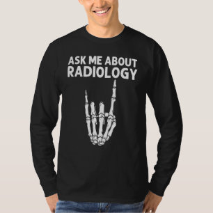 Radiologie voor mannen vrouwen Röntgen skelet Rad T-shirt