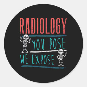 Radiologie Week en Radiologie School Ronde Sticker