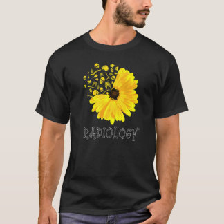 Radiologie zonnebloem Tech Radiologist X Ray Radio T-shirt