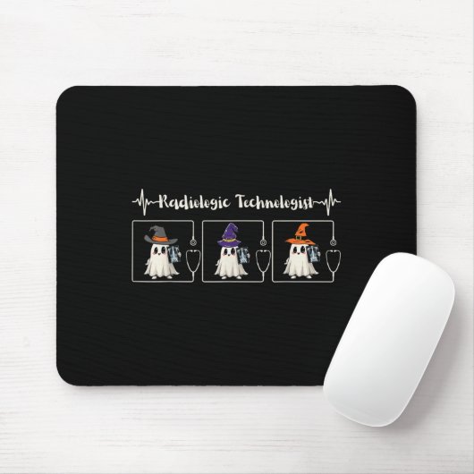 Radiologisch Technoloog Ghost Radiology X-ray Tech Muismat (Met muis)