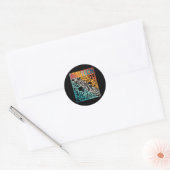 Radiologisch Technoloog Röntgenfoto MRI CAT Scan Ronde Sticker (Envelop)