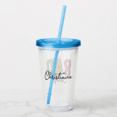 radiologische radiologie radioloog op maat voor ra acryl drinkbeker (Achterkant)