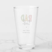 radiologische radiologie radioloog op maat voor ra glas (Achterkant)
