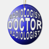 RADIOLOGIST CHRISTMAS ORNAMENT BLUE (Links)
