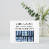 RADIOLOGisT-radiologie Briefkaart (Staand voorkant)