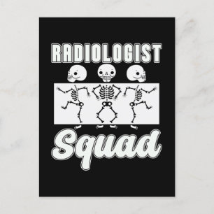 Radiologist Squad Radiologie Röntgenstraal Technis Feestdagenkaart