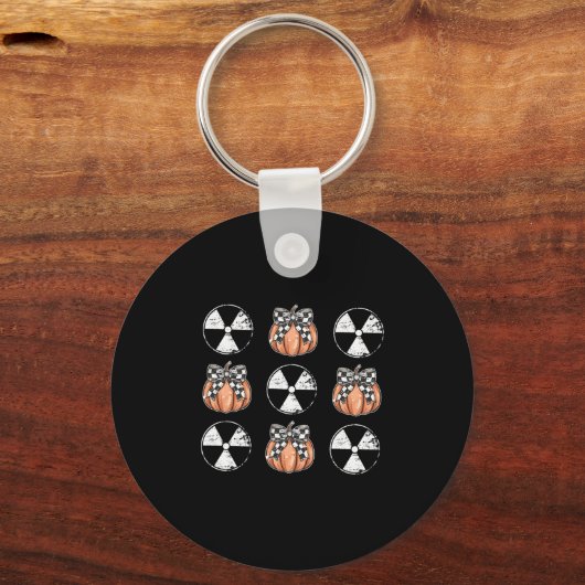 Radiology Pumpkin Coquette Fall Autumn Xray Tech H Sleutelhanger (Voorkant)