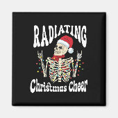 Radiology Radiating Christmas Cheer X-ray Rad Tech Magneet (Voorkant)