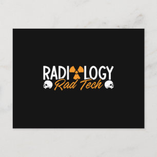 Radiology Tech Rad Medicine Technoloog Xray Briefkaart