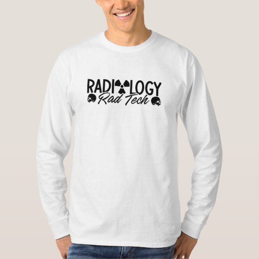 Radiology Tech Rad Medicine Xray Technoloog T-shirt (Voorkant)