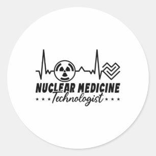 Radiology Tech Xray Nuclear Medicine Technoloog Ronde Sticker