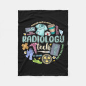 Radiology Technician Christmas Rad Tech X-ray Tech Fleece Deken (Voorkant)