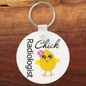 Radioloog Chick Sleutelhanger (Voorkant)