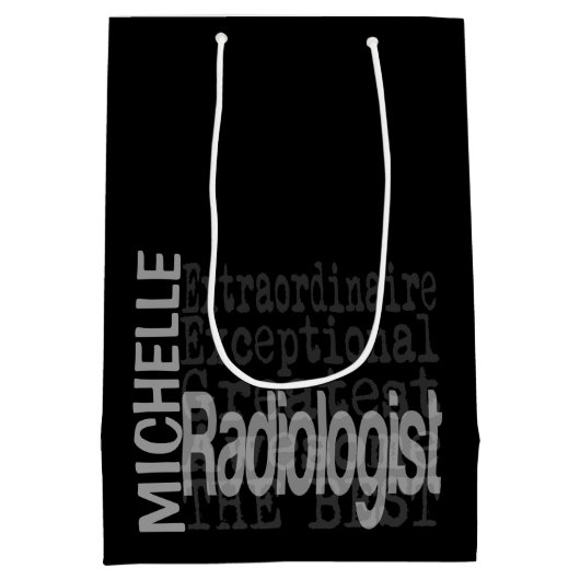 Radioloog Extraordinaire CUSTOM Medium Cadeauzakje (Achterkant)