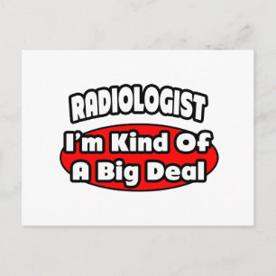 Radioloog...grote deal briefkaart
